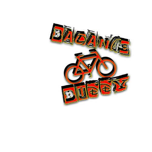 Create a capturing balance bike logo for Balance Buddy