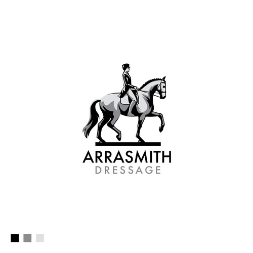 Horse Dressage Logo Design