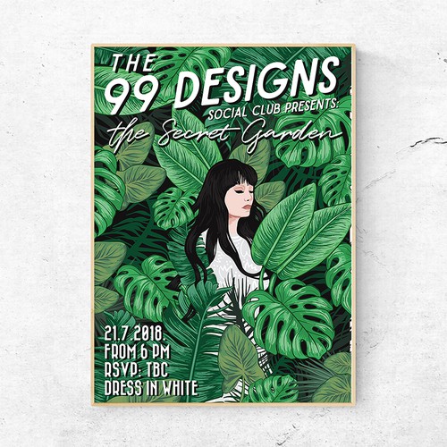 Poster design for event