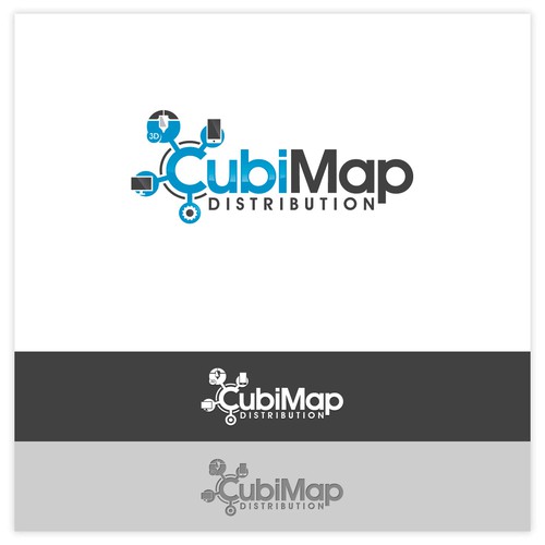 Logo Concept for CubiMap Distribution