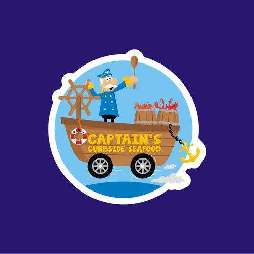 Create a 2nd seafood truck logo for the next great food truck