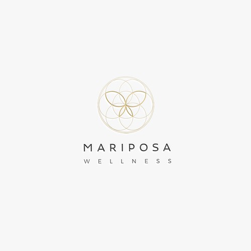 Spiritual, Conscious and Natural Logo for Mariposa Wellness
