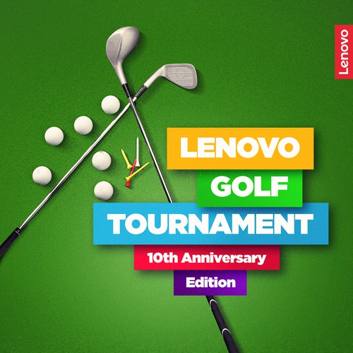 Lenovo Golf Tournament Poster