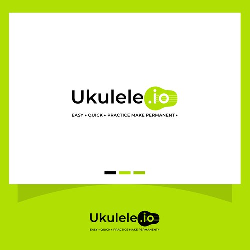Educational logo for ukulele