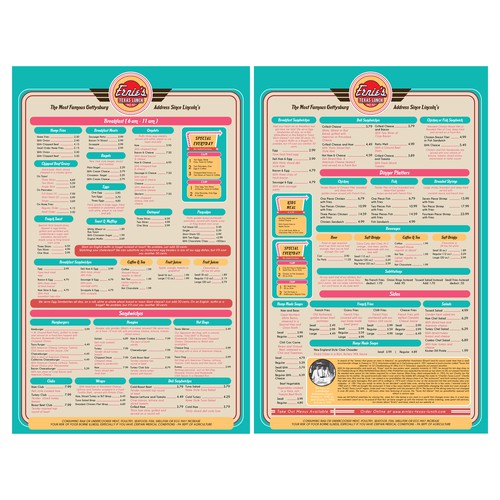 Menu Design