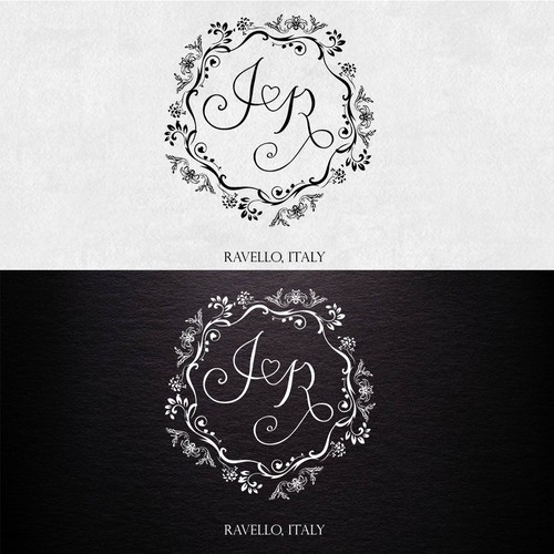 Logo conce[t for wedding invitation