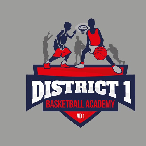 Logo for District One Basketball Academy