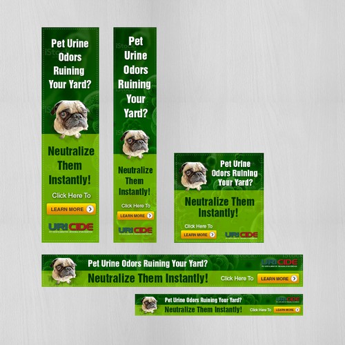 Google banners for pet product