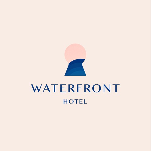 Minimal logo for hotel