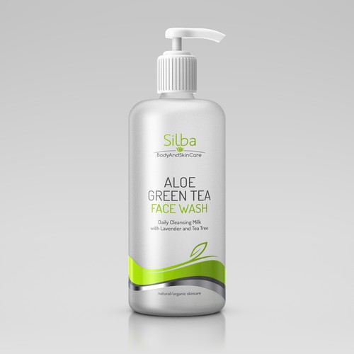 Design an classy, natural, elegant and luxurious label for SilbaBodyAndSkinCare