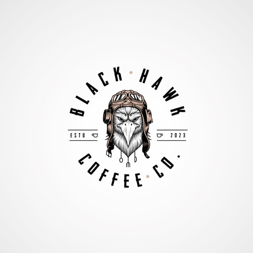 Logo Black Hawk Coffee Co.