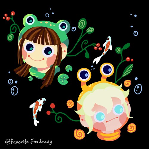 Rin and Saint a Little Big World