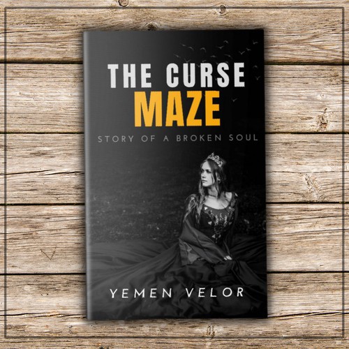 The curse maze book cover design