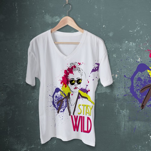 T shirt for wild girls