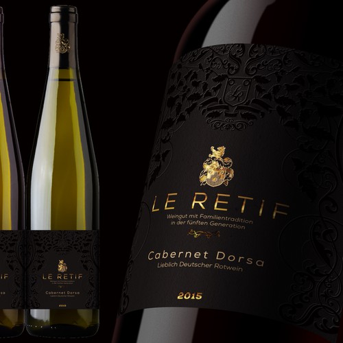 Wine label concept