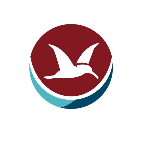 Bird and moon logo