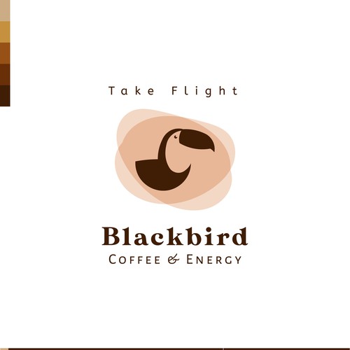 Logo Concept for Blackbird Coffee & Energy