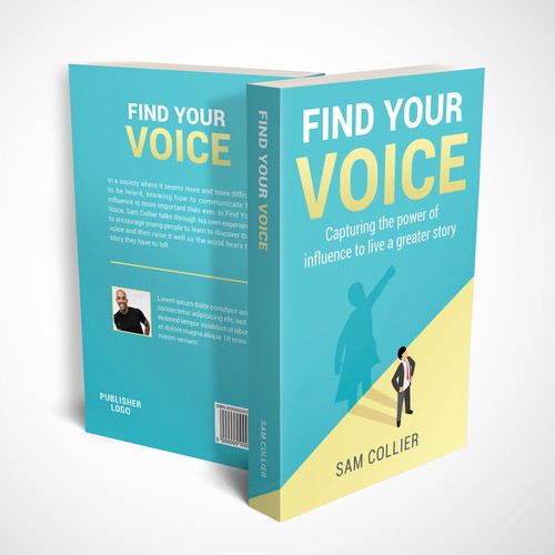 Book Cover Design for Find Your Voice by Sam Collier