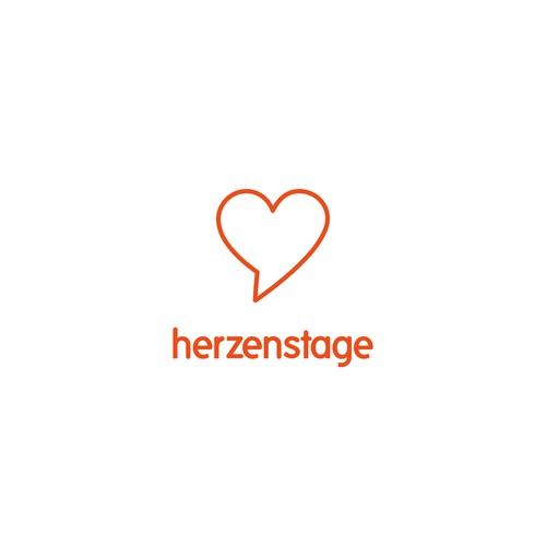 Logo-Design für ein digitales Festival zum Thema Liebe