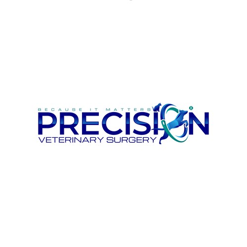Precision Logo for  veterinary 