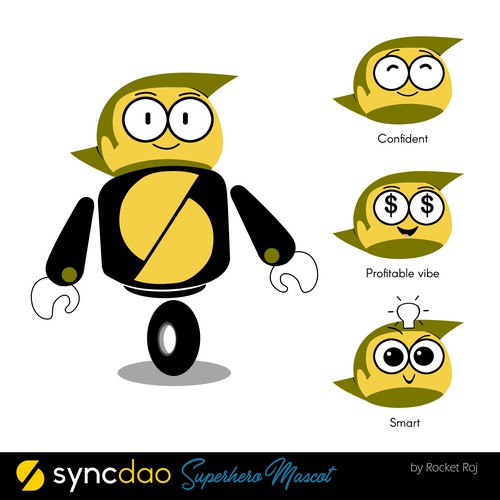 Syncdao Superhero mascot design contest