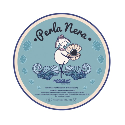 Product label for the unique cheese