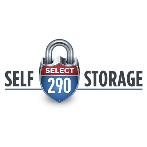 Logo for a self-storage units company