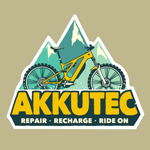sticker design for AKKUTEC