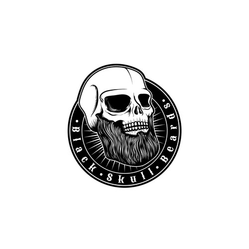 Logo for Black Skull Beard Company