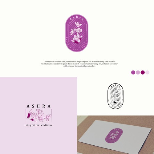 Ashra Logo design, a meticulously crafted and creatively designed emblem.