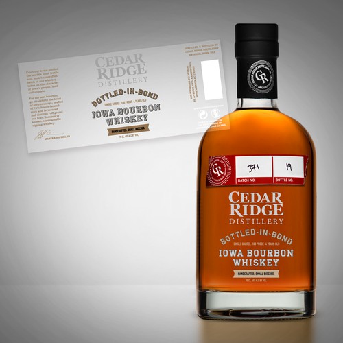 Label design for Bourbon