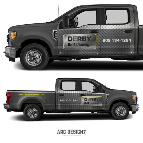 Truck wrap for derby storage