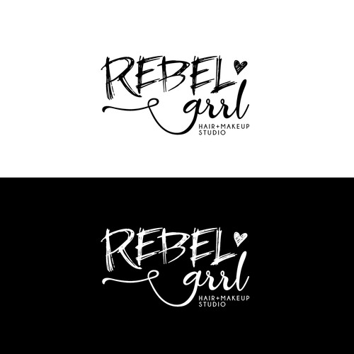 "Edgy" font for a Hair & Makeup Studio