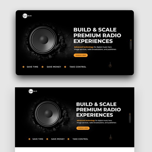 High tech audio company seeks world class website design for Super Hi-Fi.