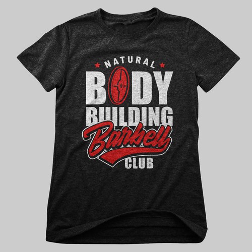 T-shirt designs needed for Natural Bodybuilding Barbell Club
