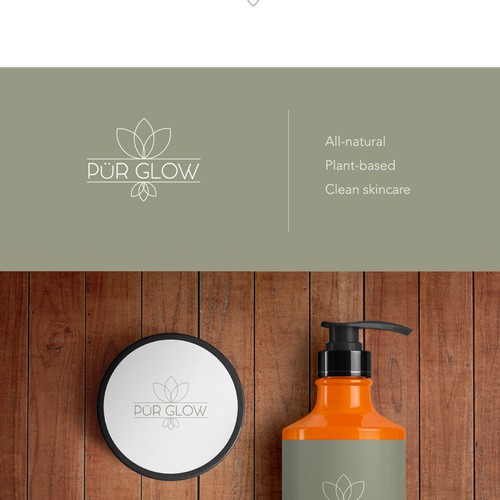 Logotype for organic showering products