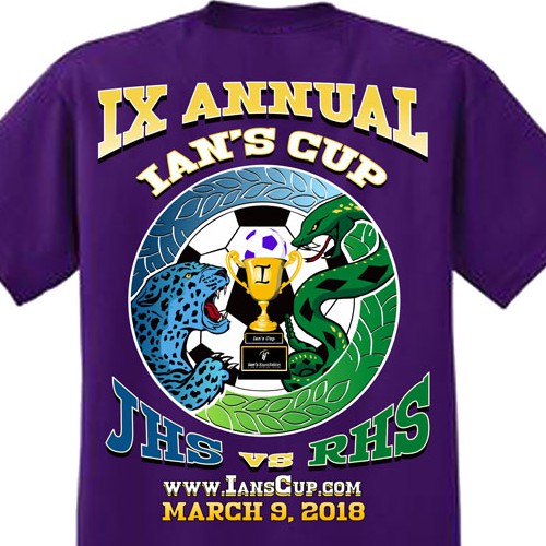 Design for 9th Ian's Cup T-shirt