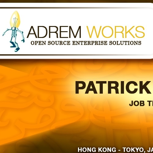 Unique & standout business cards for AdremWorks