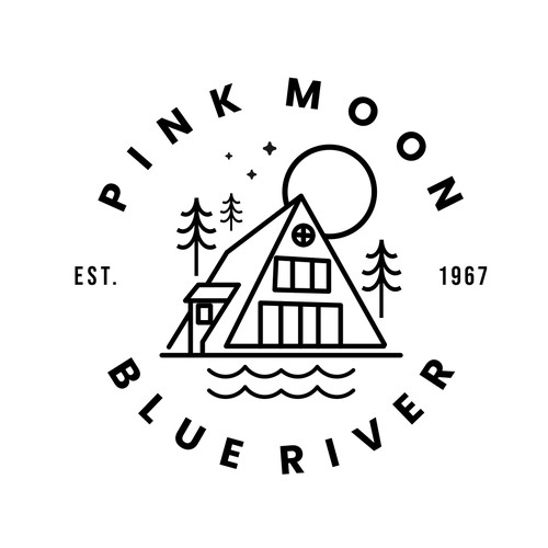 Pink Moon Blue River