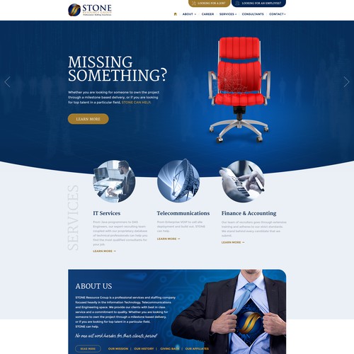 Responsive webdesign for IT recruitment company