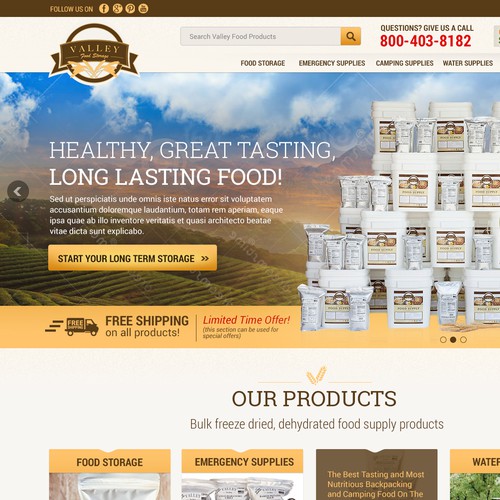 Design for Food storage company