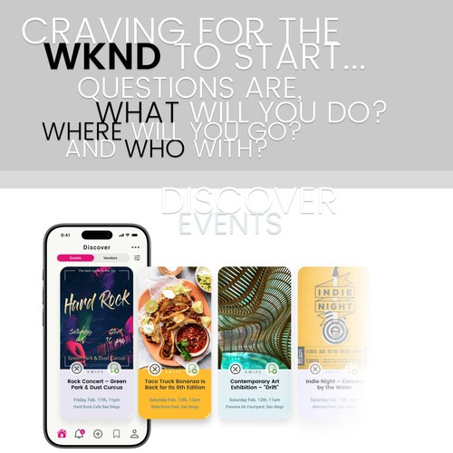 iOS App Design for Events & Vendors