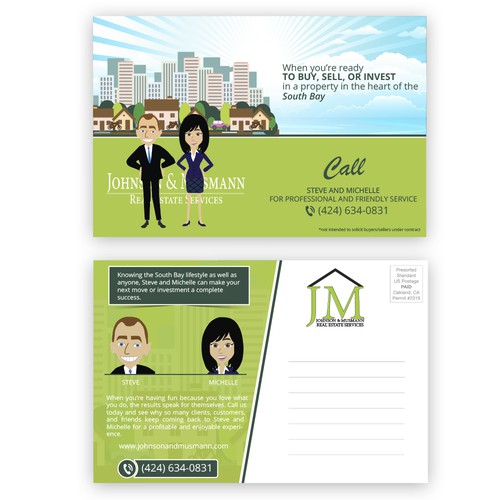 real estate postcard