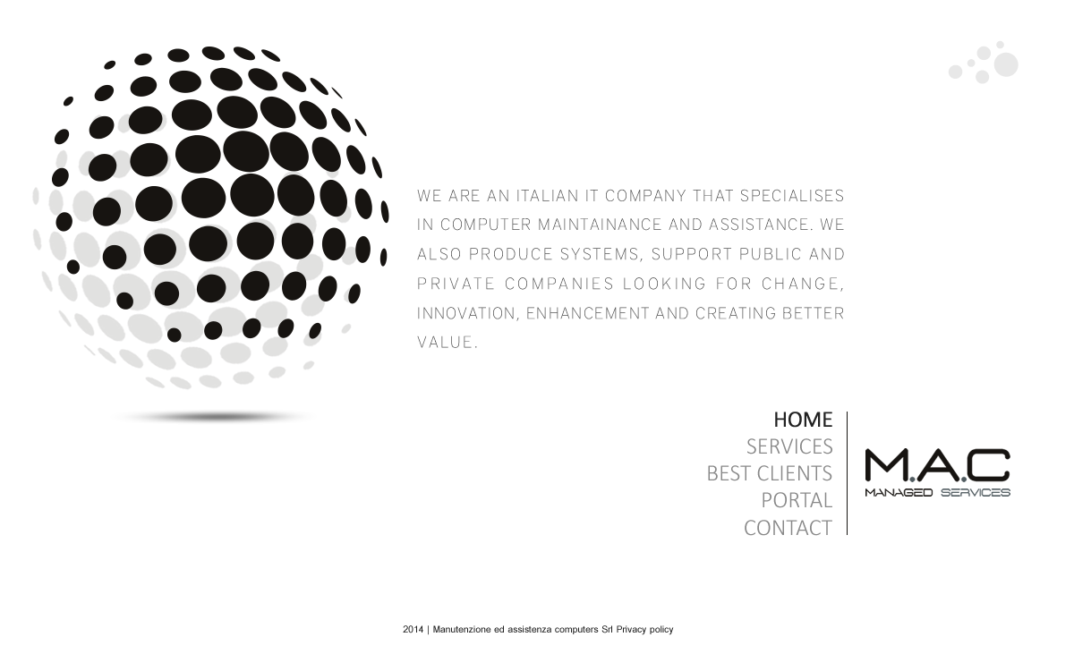 Outstanding Landing Page design for an IT management company, MAC! bigger web project follows!!