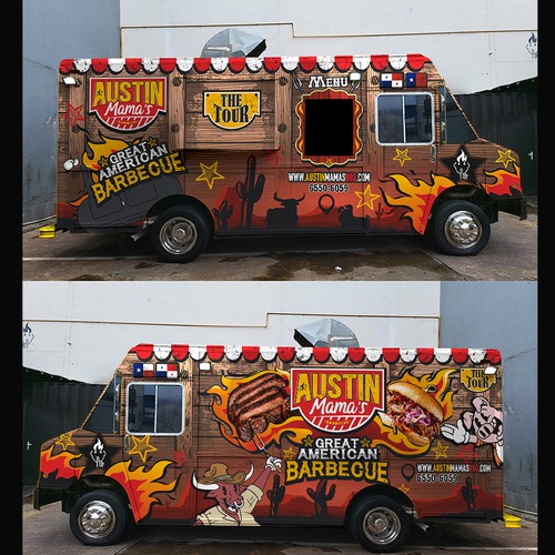 FOOD TRUCK WRAP DESIGN