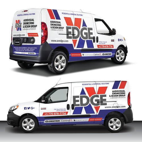 Audiovisual Company Van Wrap