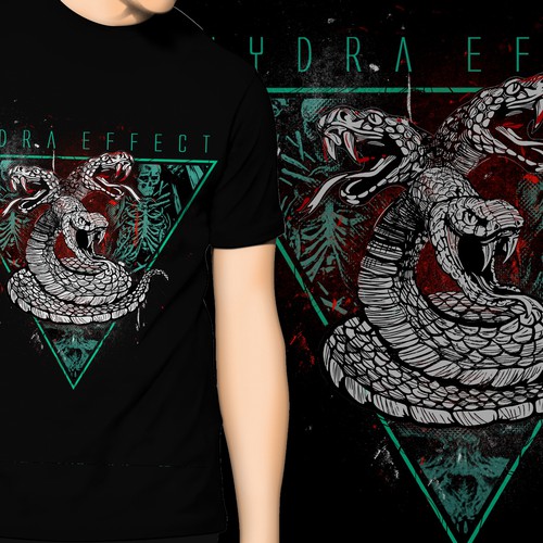 Create a Capturing Shirt Design for Hard Rock Band