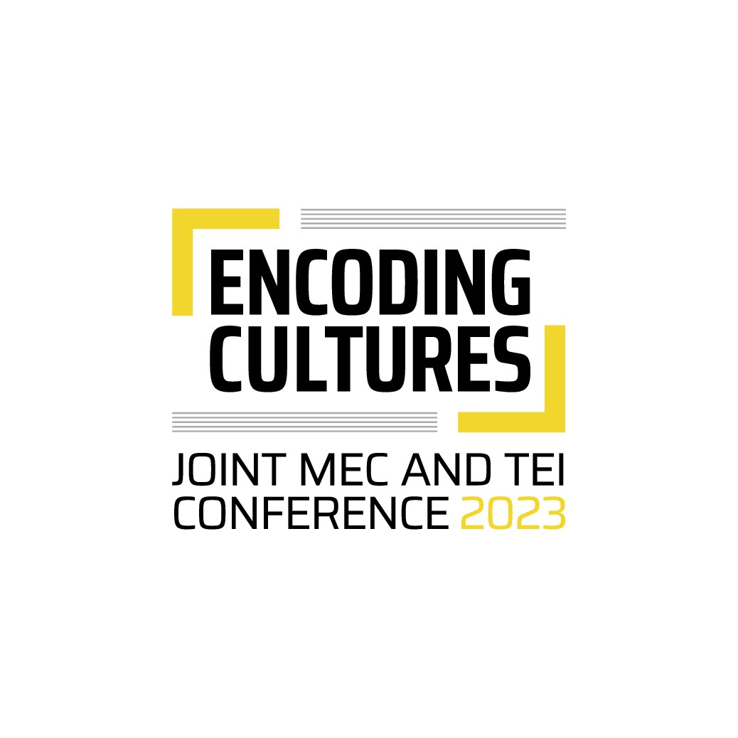 Logo for academic joint conference, topic: “encoding cultures”