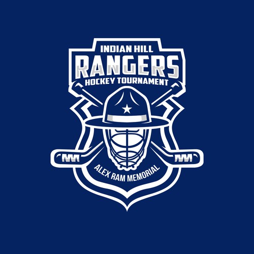 Bold logo for Indian Hill Rangers Hockey Tournament