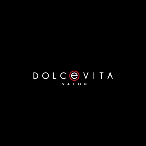 Create an elegant, sophisticated yet simple logo for Salon Dolce Vita